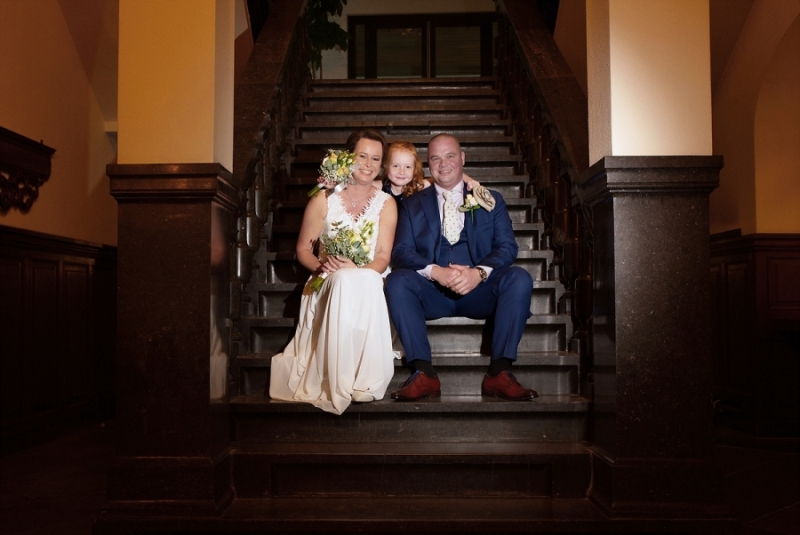 Bruidspaar in het stadhuis van Roermond