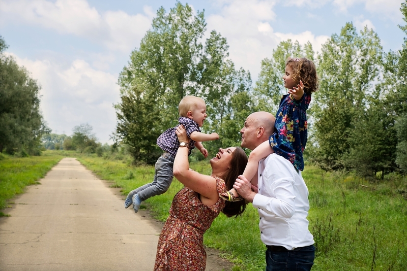 Spelen met papa en mama