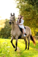 Paardenfotoshoot met kinderen