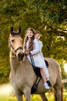 Paardenfotoshoot met kinderen