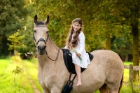 Paardenfotoshoot met kinderen