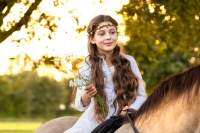 Paardenfotoshoot met kinderen
