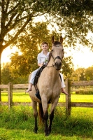 Paardenfotoshoot met kinderen
