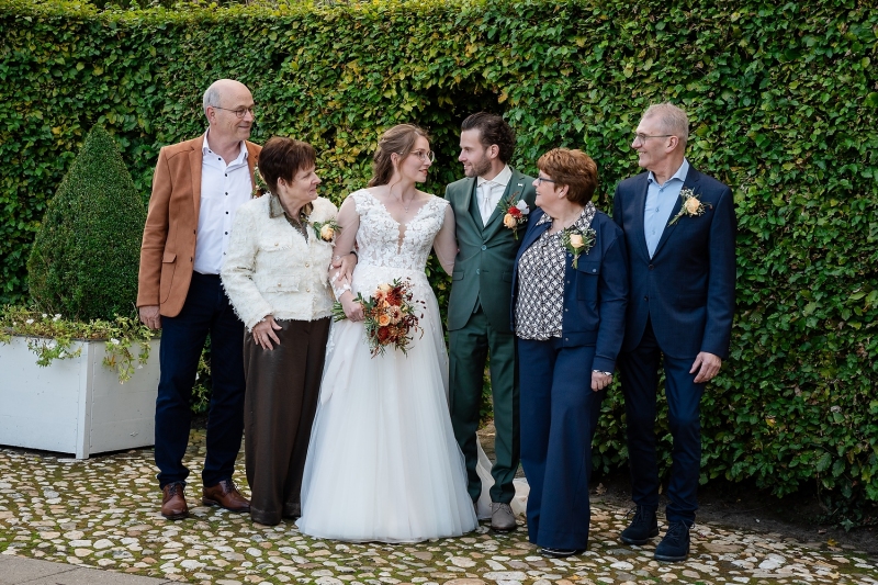 Familiefotoshoot bij het kasteel