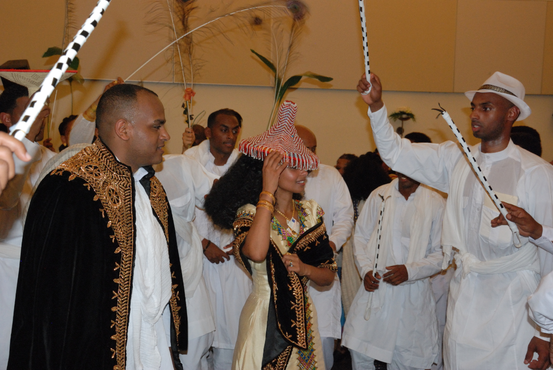 Eritrese bruiloft bij herberg de Bongerd in Beesel.