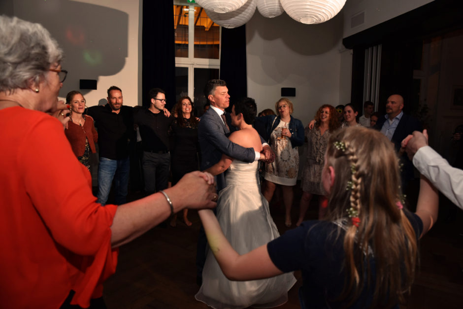 Bruiloftsfeest op de Veluwe bij landgoed Rhederoord.