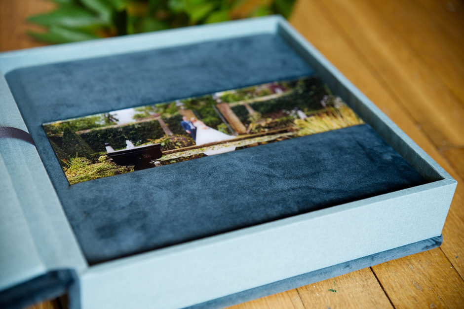 Luxe trouwalbum met bewaardoos, van jullie trouwfotograaf uit Roermond.