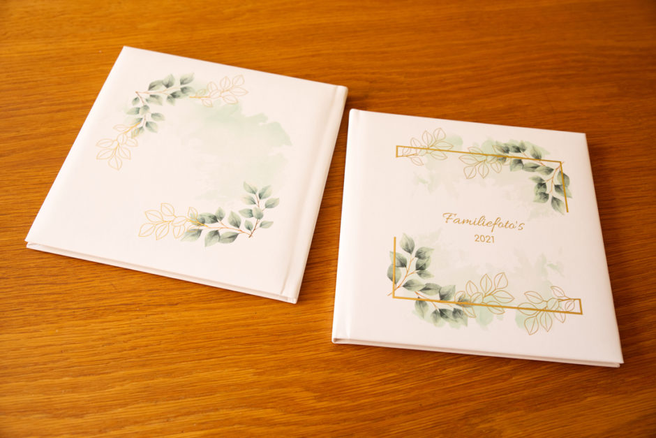 Luxe album voor familie foto's in Limburg.
